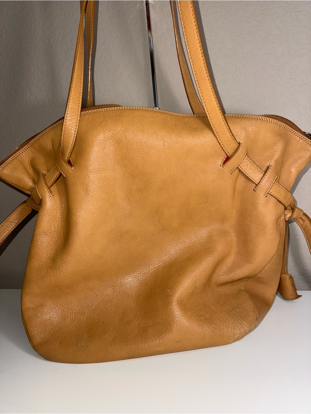 Dooney & Bourke Tan Leather Shoulder Bag